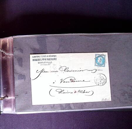 1850-90, Petit ensemble de classiques, timbres et lettres,