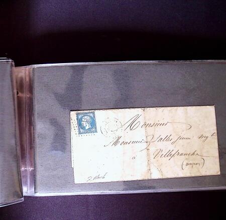 1850-90, Petit ensemble de classiques, timbres et lettres,