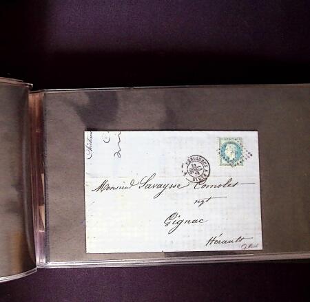 1850-90, Petit ensemble de classiques, timbres et lettres,