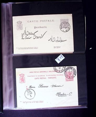 1873-1920 Over 230 cards and postal stationery showing