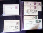 1873-1920 Over 230 cards and postal stationery showing