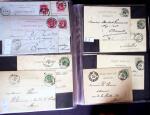 1873-1920 Over 230 cards and postal stationery showing