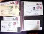 1873-1920 Over 230 cards and postal stationery showing