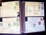 1873-1920 Over 230 cards and postal stationery showing