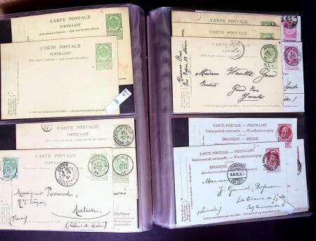 1873-1920 Over 230 cards and postal stationery showing