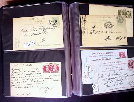 1873-1920 Over 230 cards and postal stationery showing
