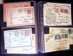 1873-1920 Over 230 cards and postal stationery showing