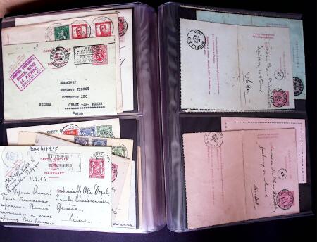 1873-1920 Over 230 cards and postal stationery showing