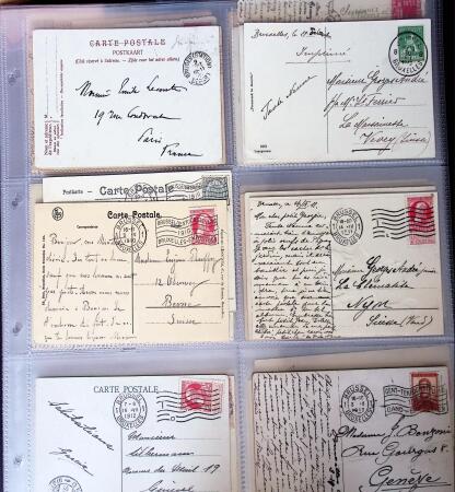 1873-1920 Over 230 cards and postal stationery showing