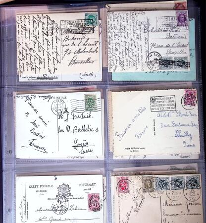 1873-1920 Over 230 cards and postal stationery showing