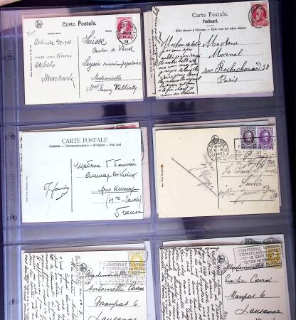 1873-1920 Over 230 cards and postal stationery showing