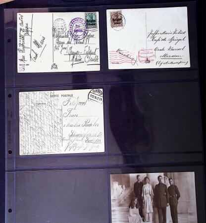 1873-1920 Over 230 cards and postal stationery showing