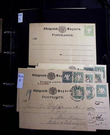 1873-1970, Extensive collection of postal stationery