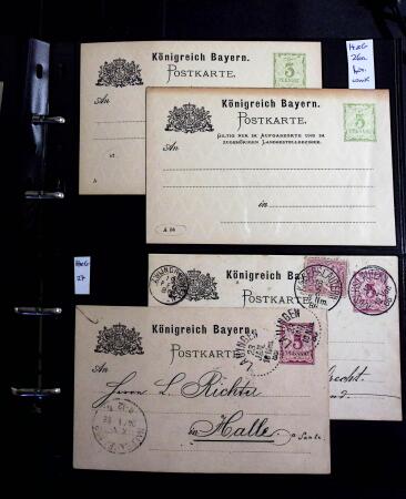 1873-1970, Extensive collection of postal stationery