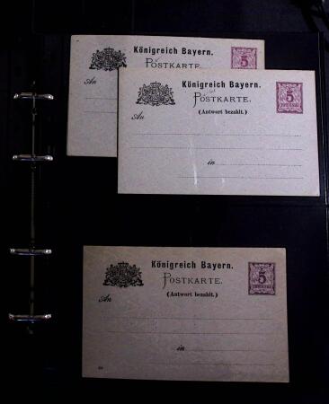 1873-1970, Extensive collection of postal stationery