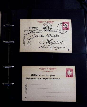 1873-1970, Extensive collection of postal stationery