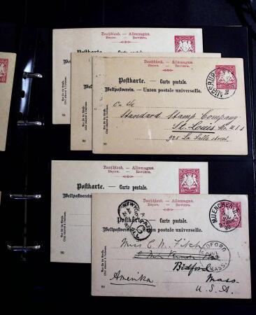 1873-1970, Extensive collection of postal stationery