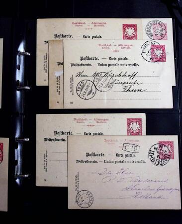 1873-1970, Extensive collection of postal stationery