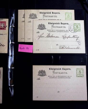 1873-1970, Extensive collection of postal stationery