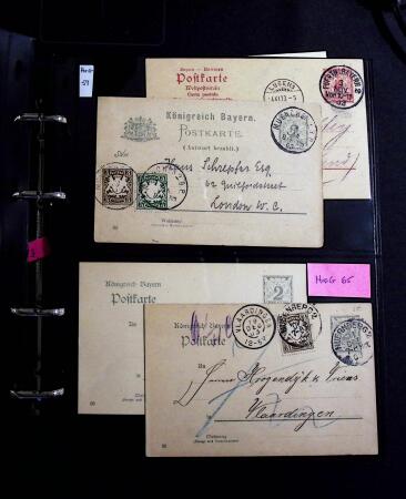 1873-1970, Extensive collection of postal stationery