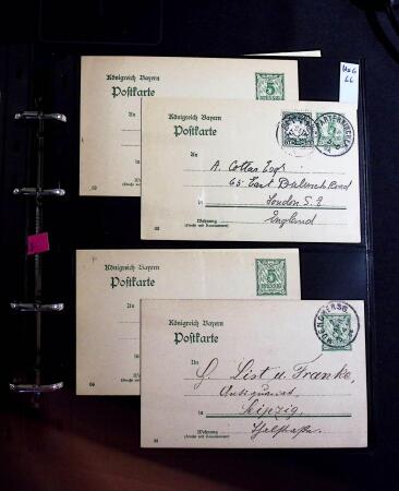1873-1970, Extensive collection of postal stationery