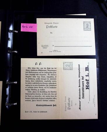 1873-1970, Extensive collection of postal stationery