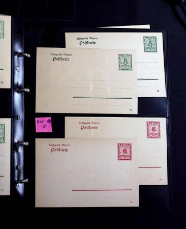 1873-1970, Extensive collection of postal stationery