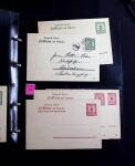 1873-1970, Extensive collection of postal stationery