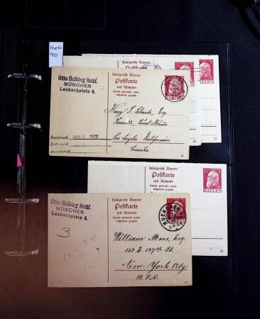 1873-1970, Extensive collection of postal stationery
