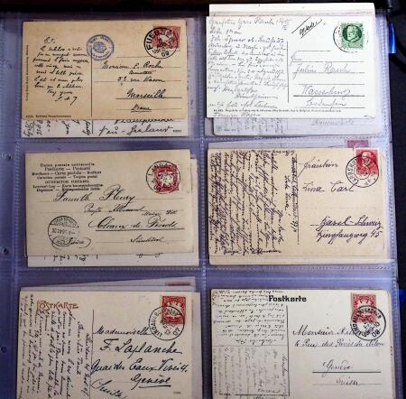 1873-1970, Extensive collection of postal stationery