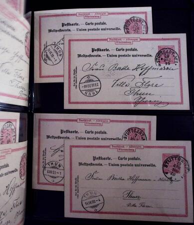 1863-1915, Extensive collection of postal stationery