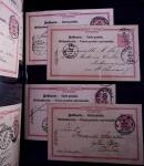 1863-1915, Extensive collection of postal stationery