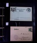 1863-1915, Extensive collection of postal stationery