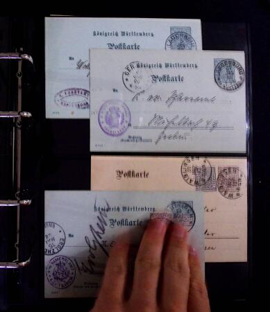 1863-1915, Extensive collection of postal stationery
