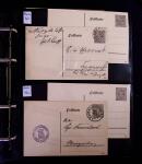 1863-1915, Extensive collection of postal stationery