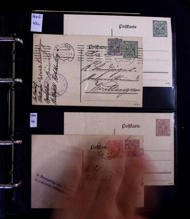 1863-1915, Extensive collection of postal stationery
