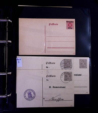 1863-1915, Extensive collection of postal stationery