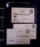 1863-1915, Extensive collection of postal stationery