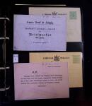 1863-1915, Extensive collection of postal stationery