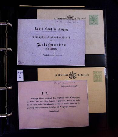 1863-1915, Extensive collection of postal stationery