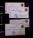 1863-1915, Extensive collection of postal stationery