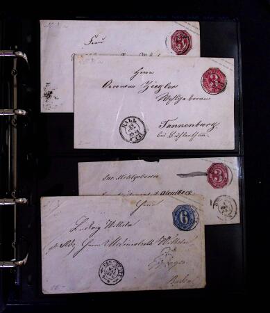 1863-1915, Extensive collection of postal stationery
