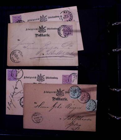 1863-1915, Extensive collection of postal stationery