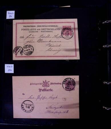 1863-1915, Extensive collection of postal stationery