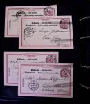 1863-1915, Extensive collection of postal stationery