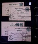 1863-1915, Extensive collection of postal stationery