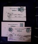 1863-1915, Extensive collection of postal stationery