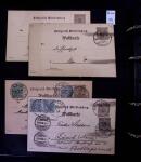 1863-1915, Extensive collection of postal stationery