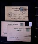 1863-1915, Extensive collection of postal stationery