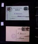 1863-1915, Extensive collection of postal stationery